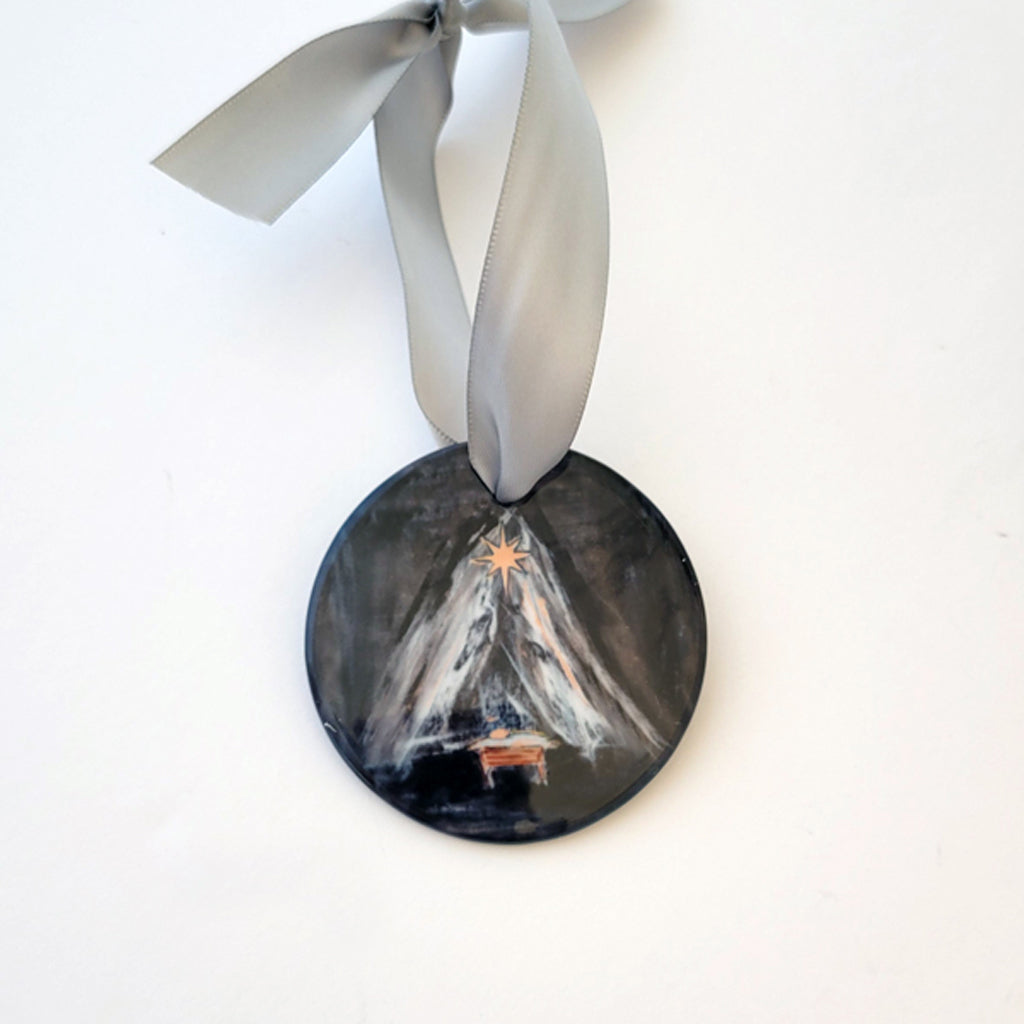 And the Star Shone Down - Holiday Ornament