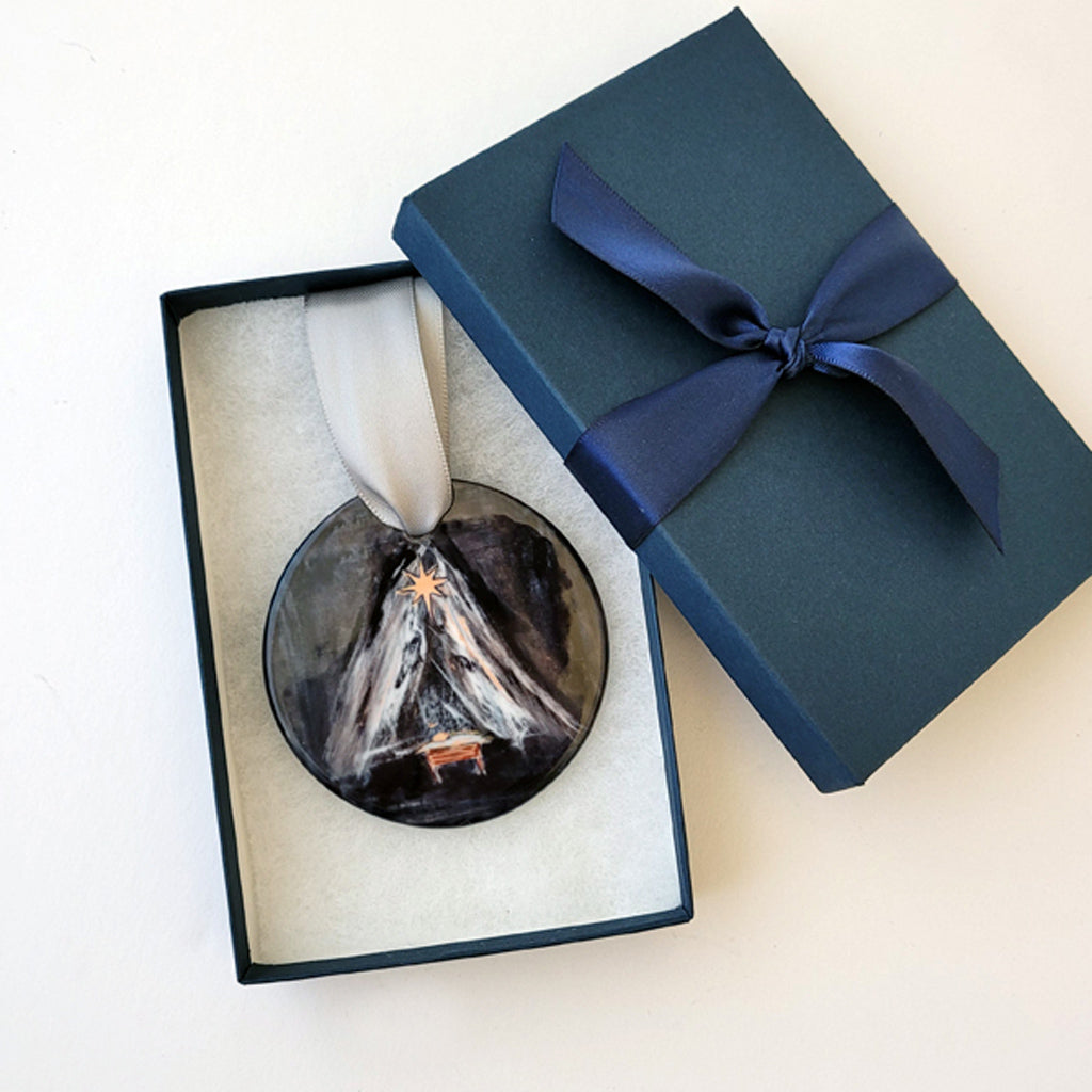 And the Star Shone Down - Holiday Ornament