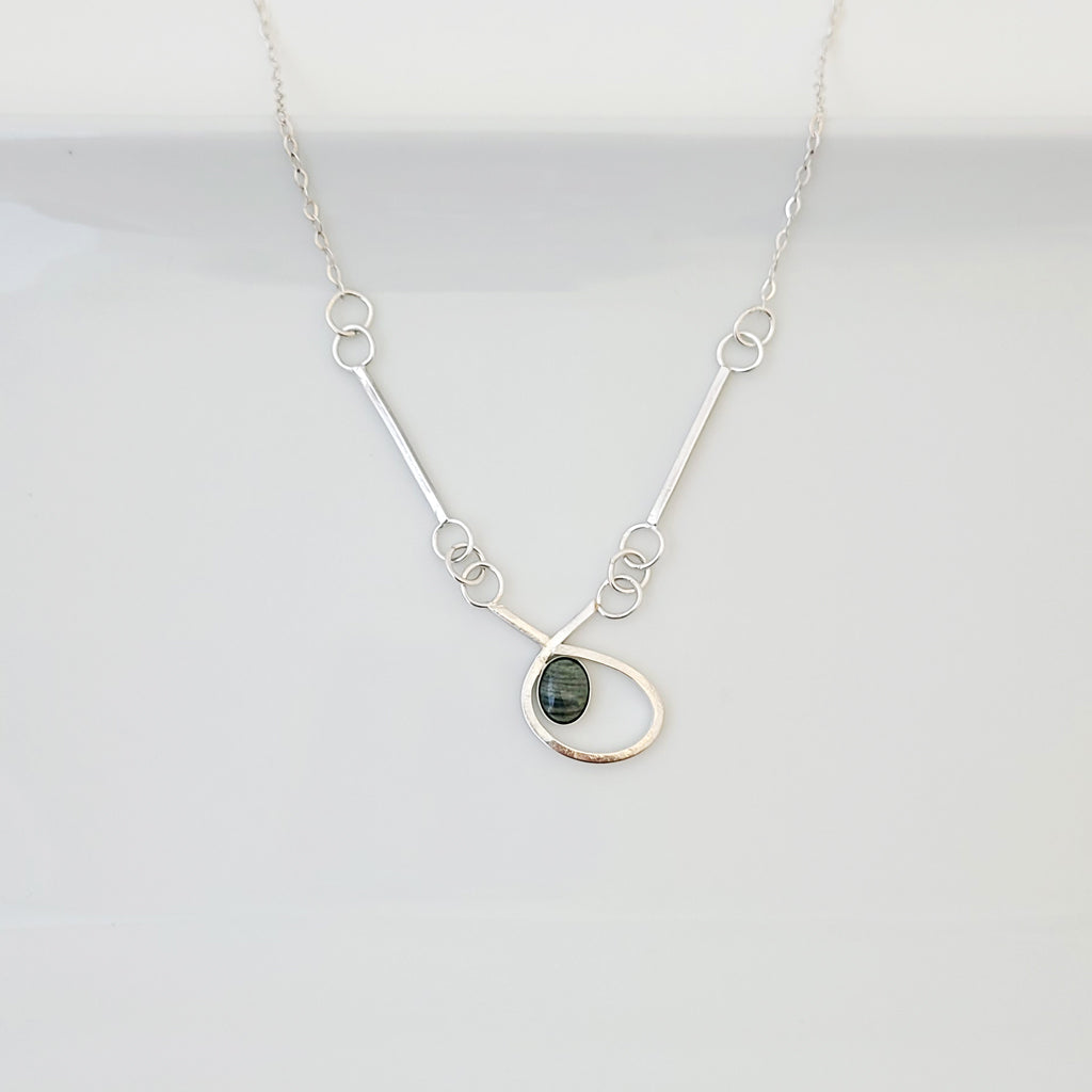 Asymmetric Jasper Twist - One of a Kind - Necklace