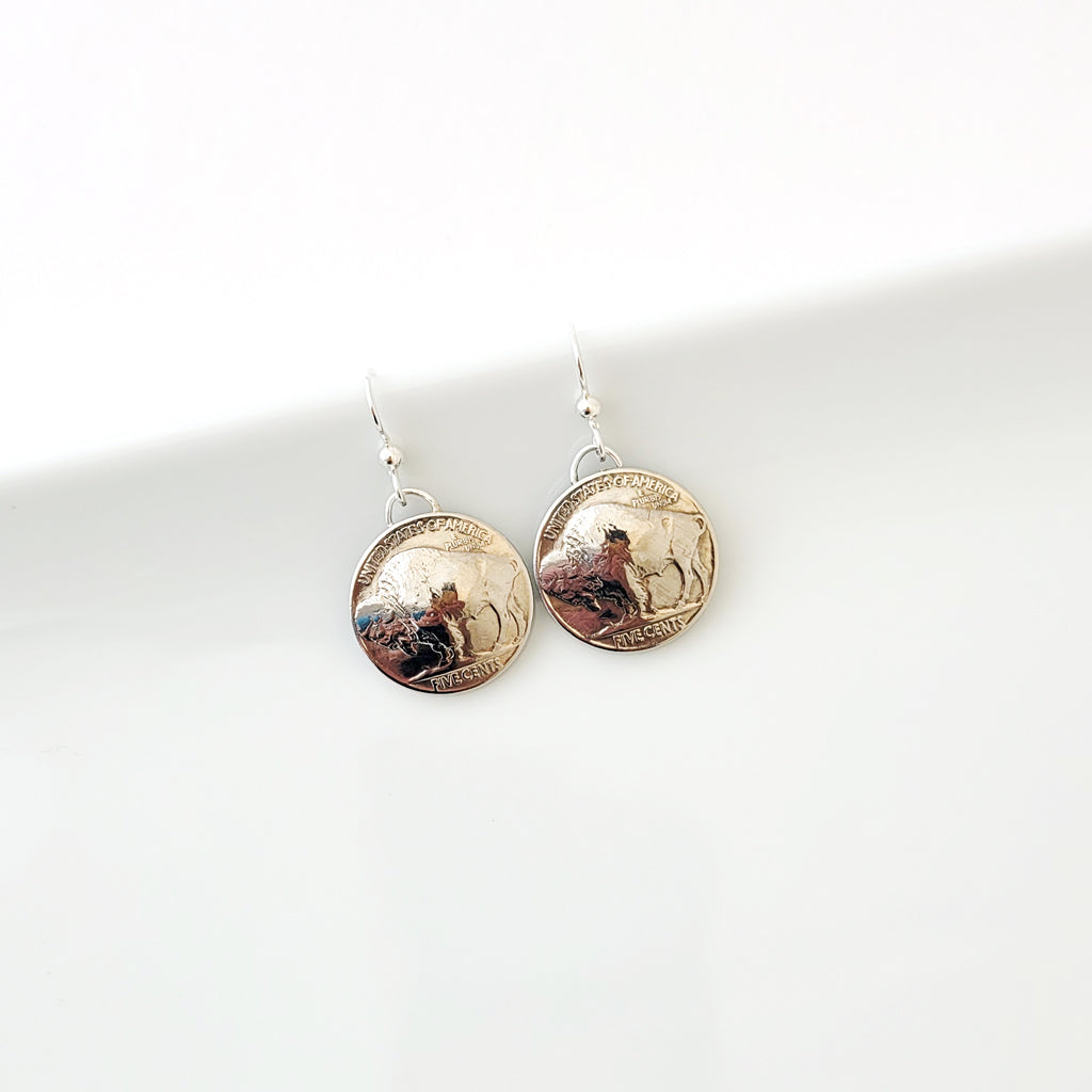 Bison Earrings X - The August Drop