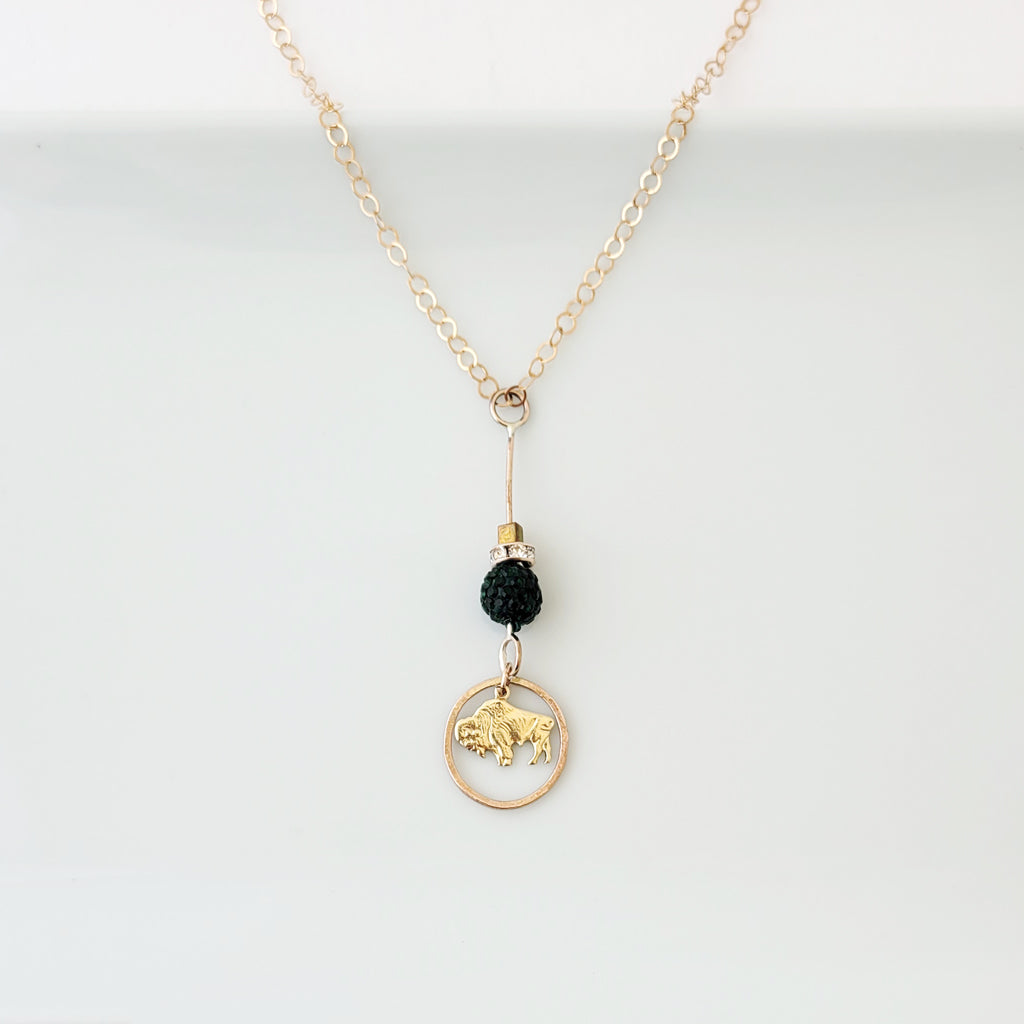 Bison Necklace XV - The August Drop