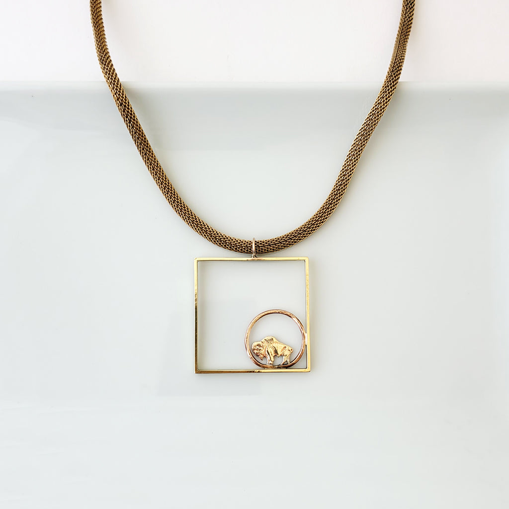 Bison Necklace XVI - The August Drop