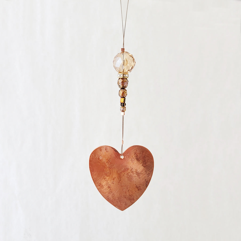 Copper Heart - Hanging Piece