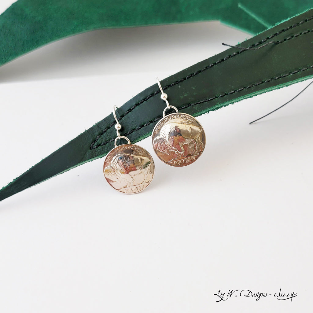 Bison Earrings X - The August Drop