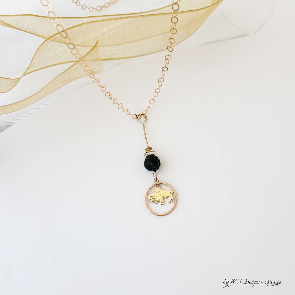 Bison Necklace XV - The August Drop