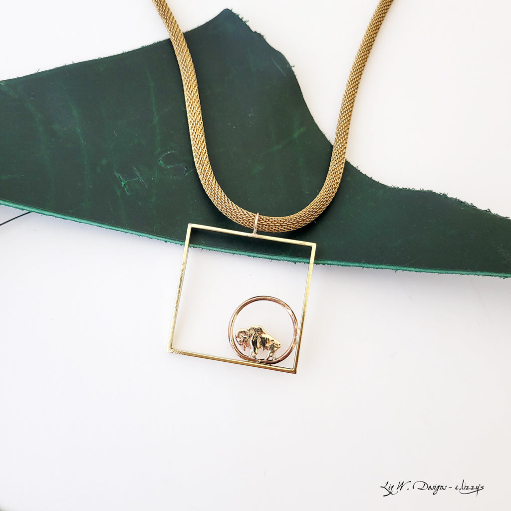 Bison Necklace XVI - The August Drop