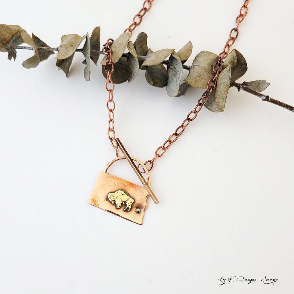 Bison Necklace XVIII - The August Drop