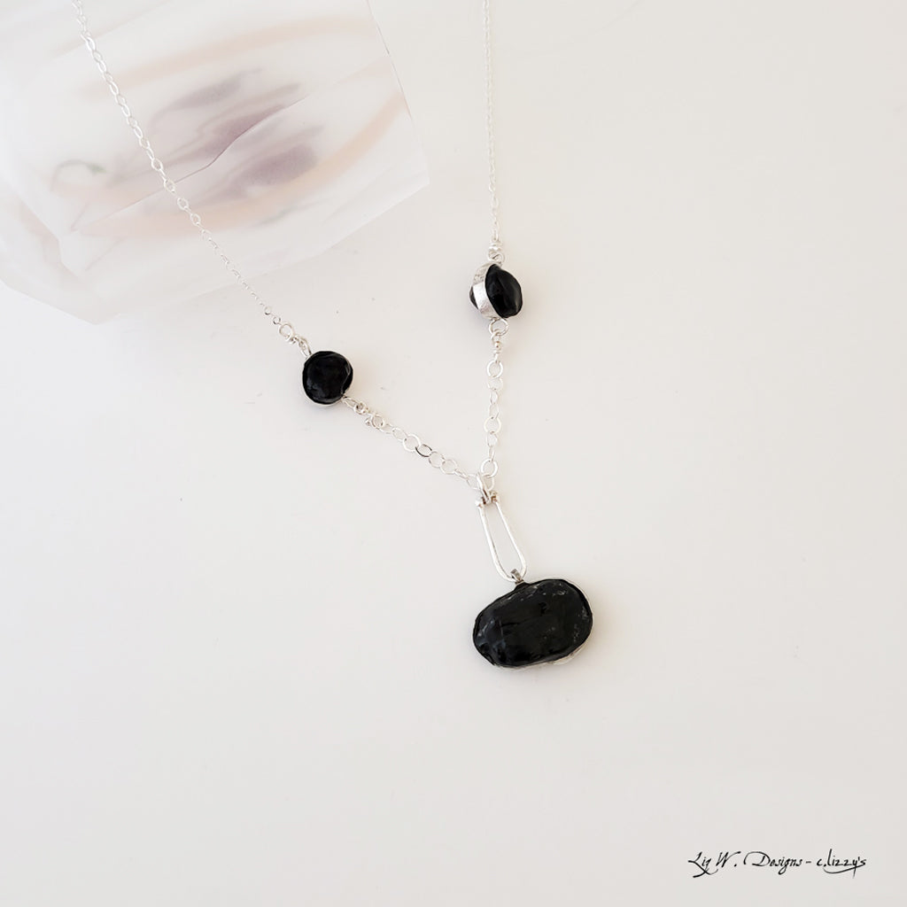 Midnight Taconite - One of a Kind - Necklace