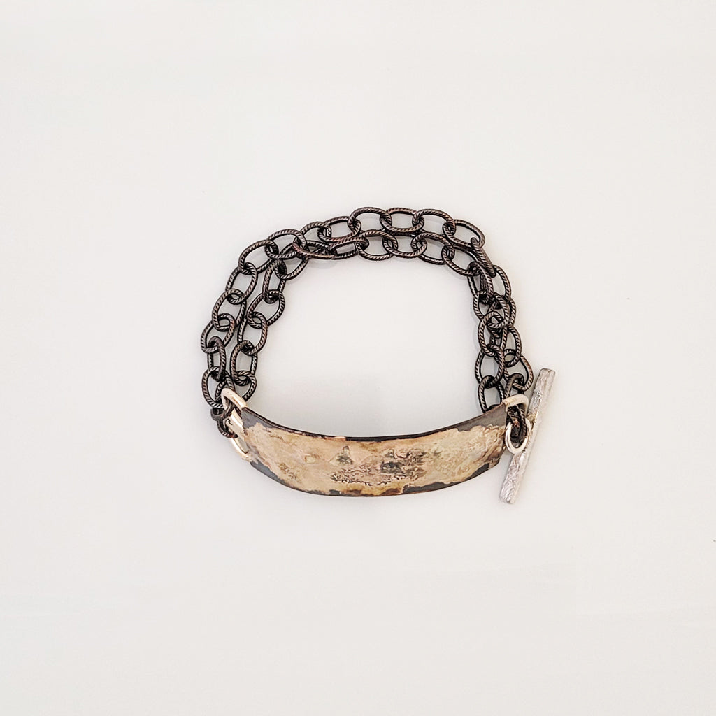 Golden Charcoal Road - Bracelet - The July Drop