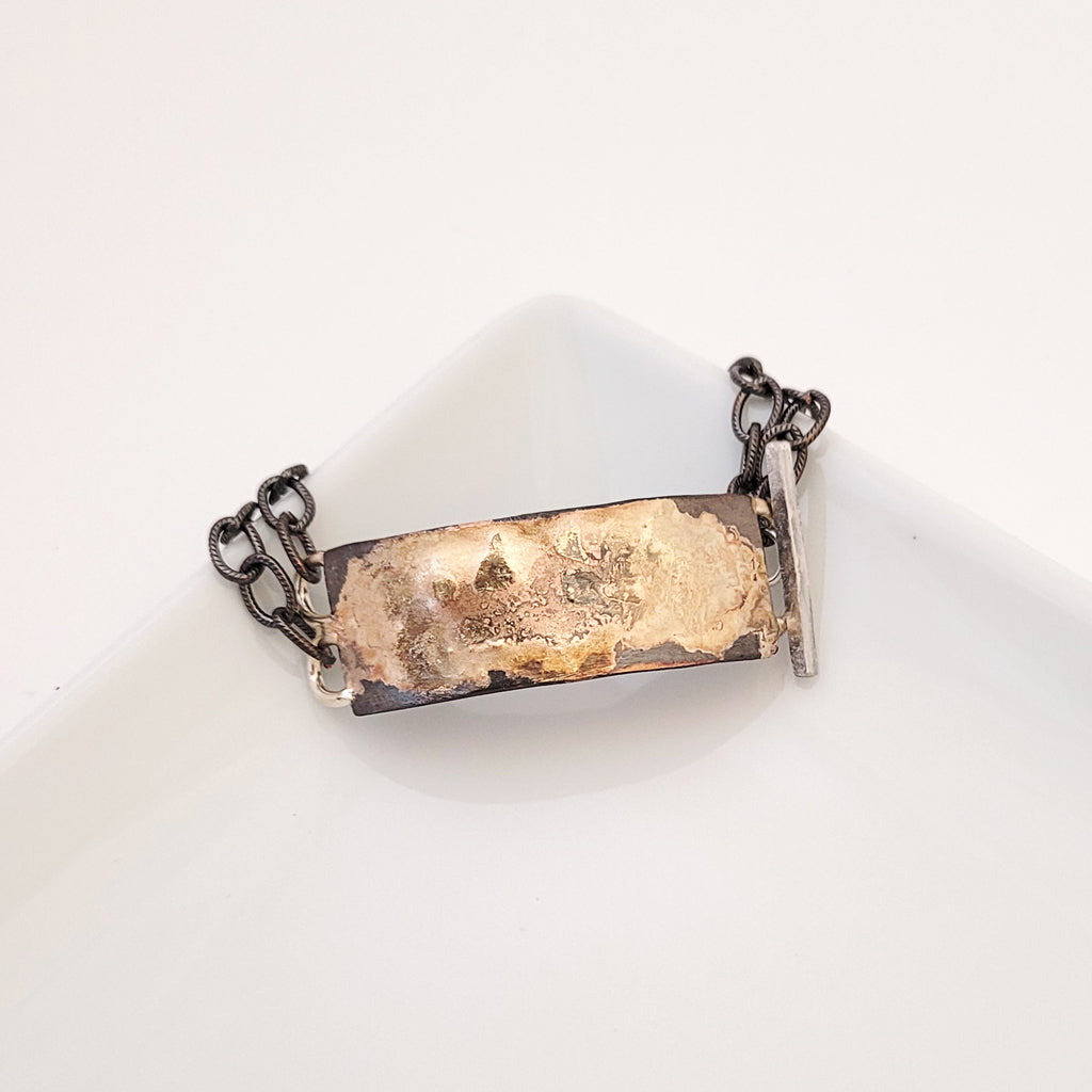 Golden Charcoal Road - Bracelet - The July Drop