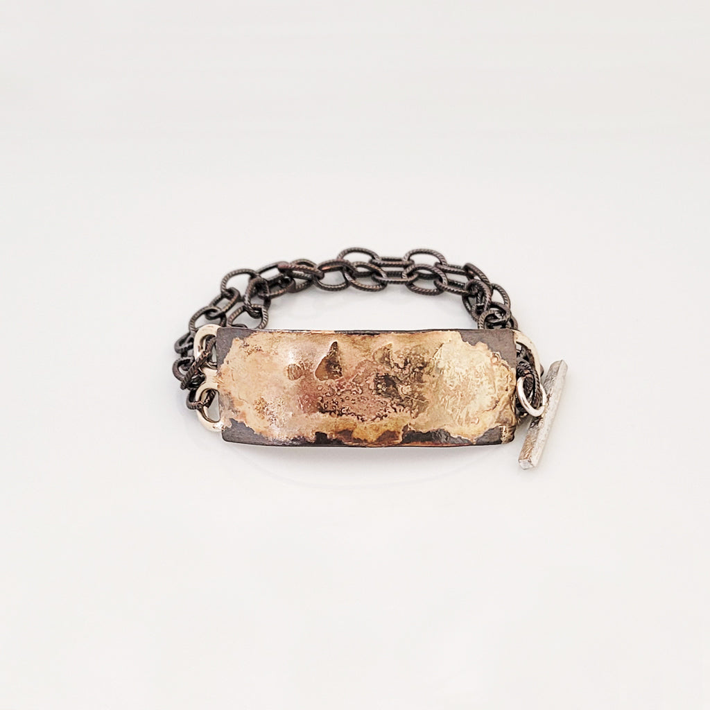 Golden Charcoal Road - Bracelet - The July Drop