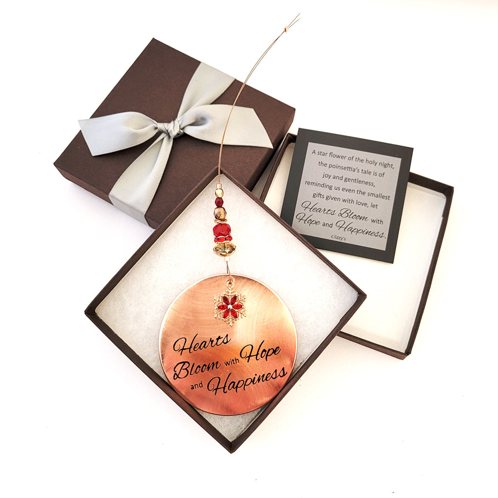 The 2024 Signature Ornament - Hearts Bloom with Hope and Happiness
