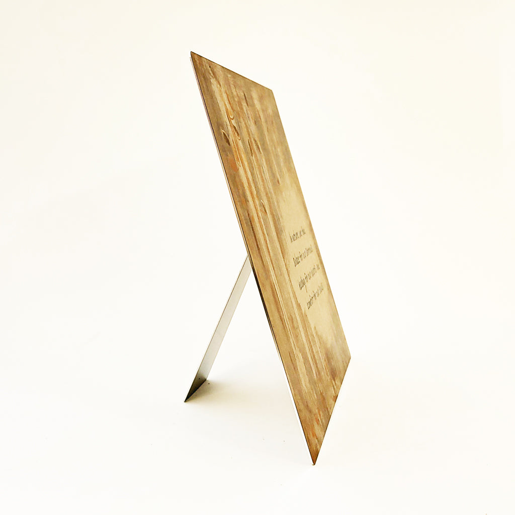 In Nature, We Find - Art Panels in Matte Silver Metal