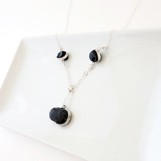 Midnight Taconite - One of a Kind - Necklace