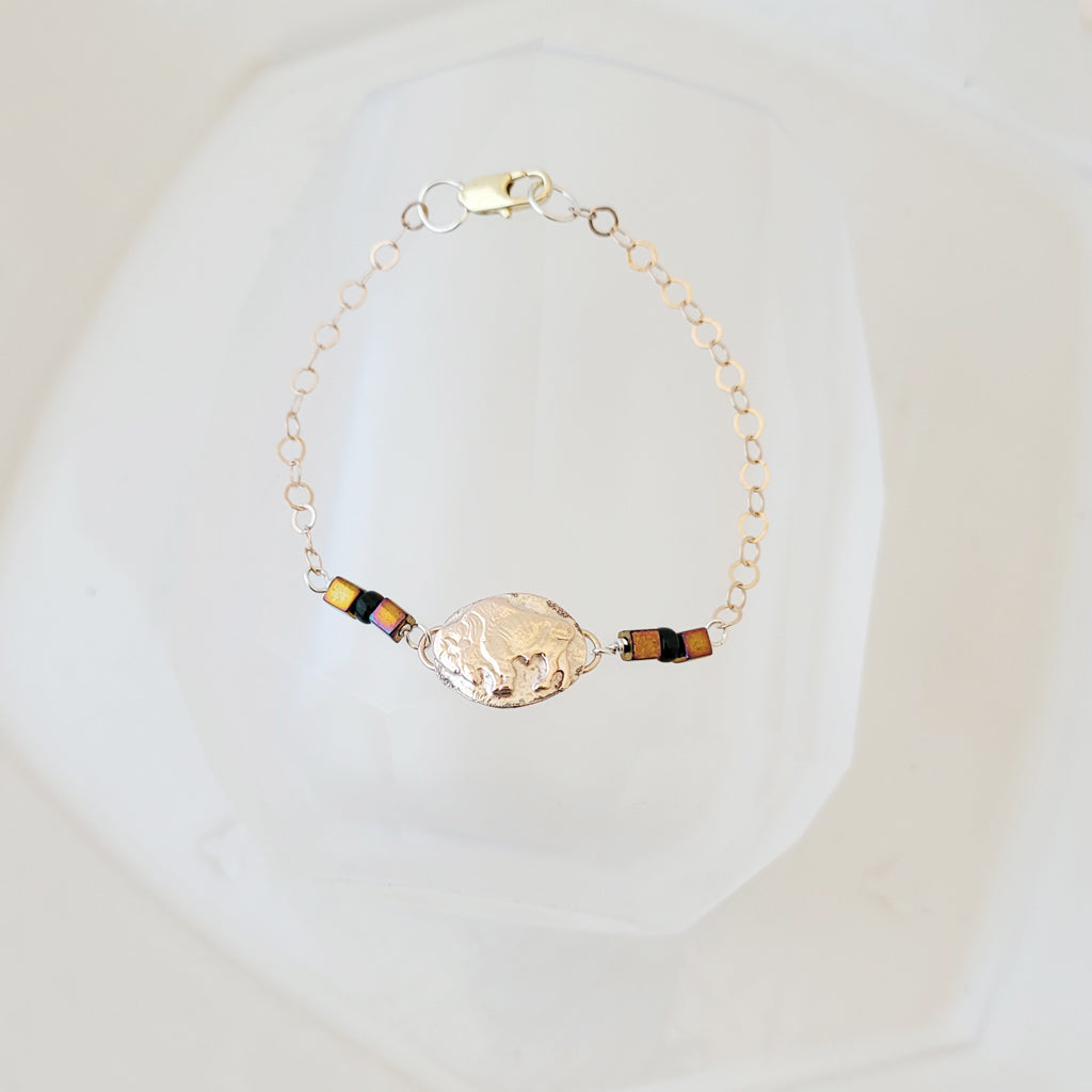 Spirit of the Prairie - Copper and Bronze Bracelet
