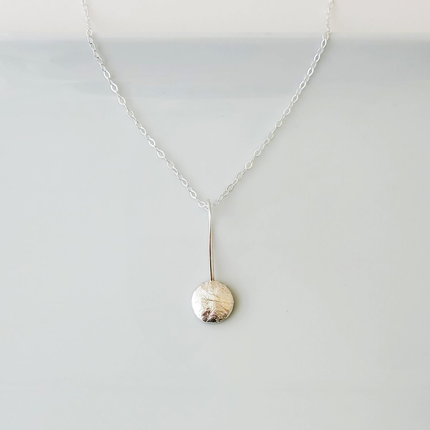 Sterling Stone Drop - Necklace