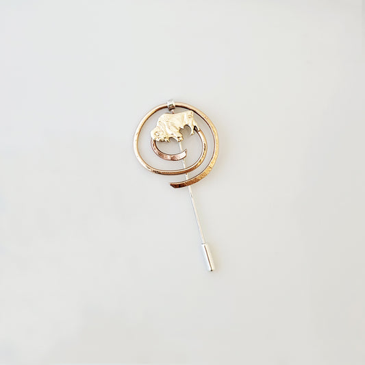 Winner's Circle in Bronze - Scarf or Lapel Pin