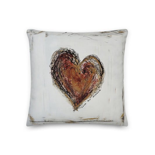 Love All Around - Artful Pillow
