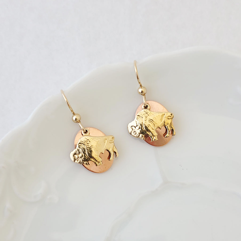 Prairie Bison II - Earrings