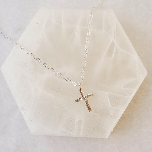 Sterling Silver Cross - Necklace