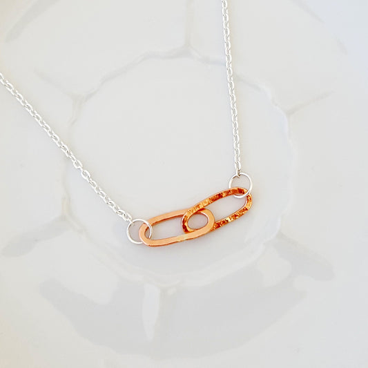 Connections in Copper -Necklace