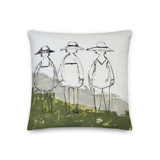 Sun-Kissed Friends I - Artful Pillow - 1 Left!