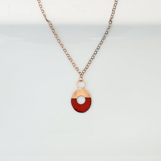 A Dip in Red - Necklace