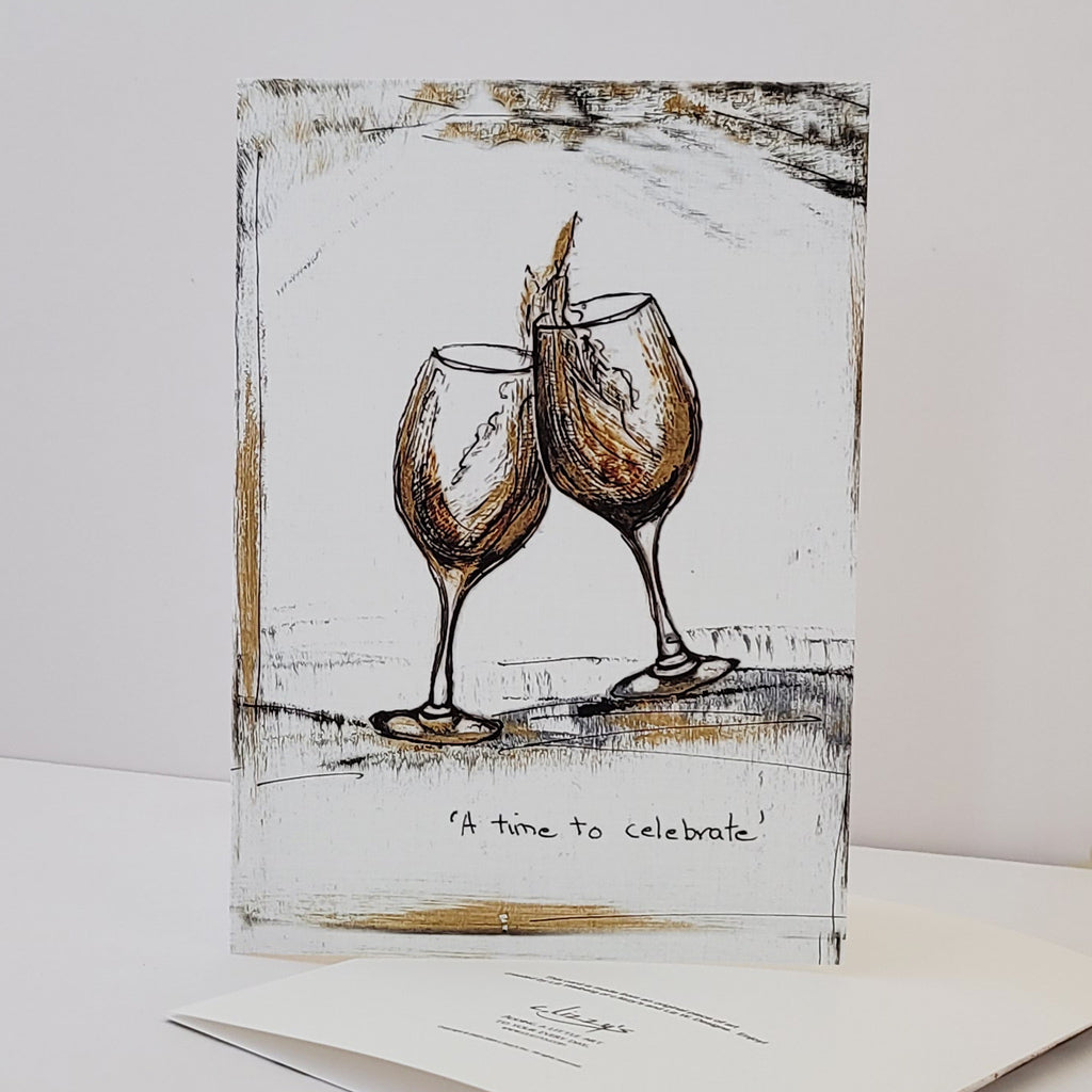 A Time to Celebrate - Artful Greeting Card