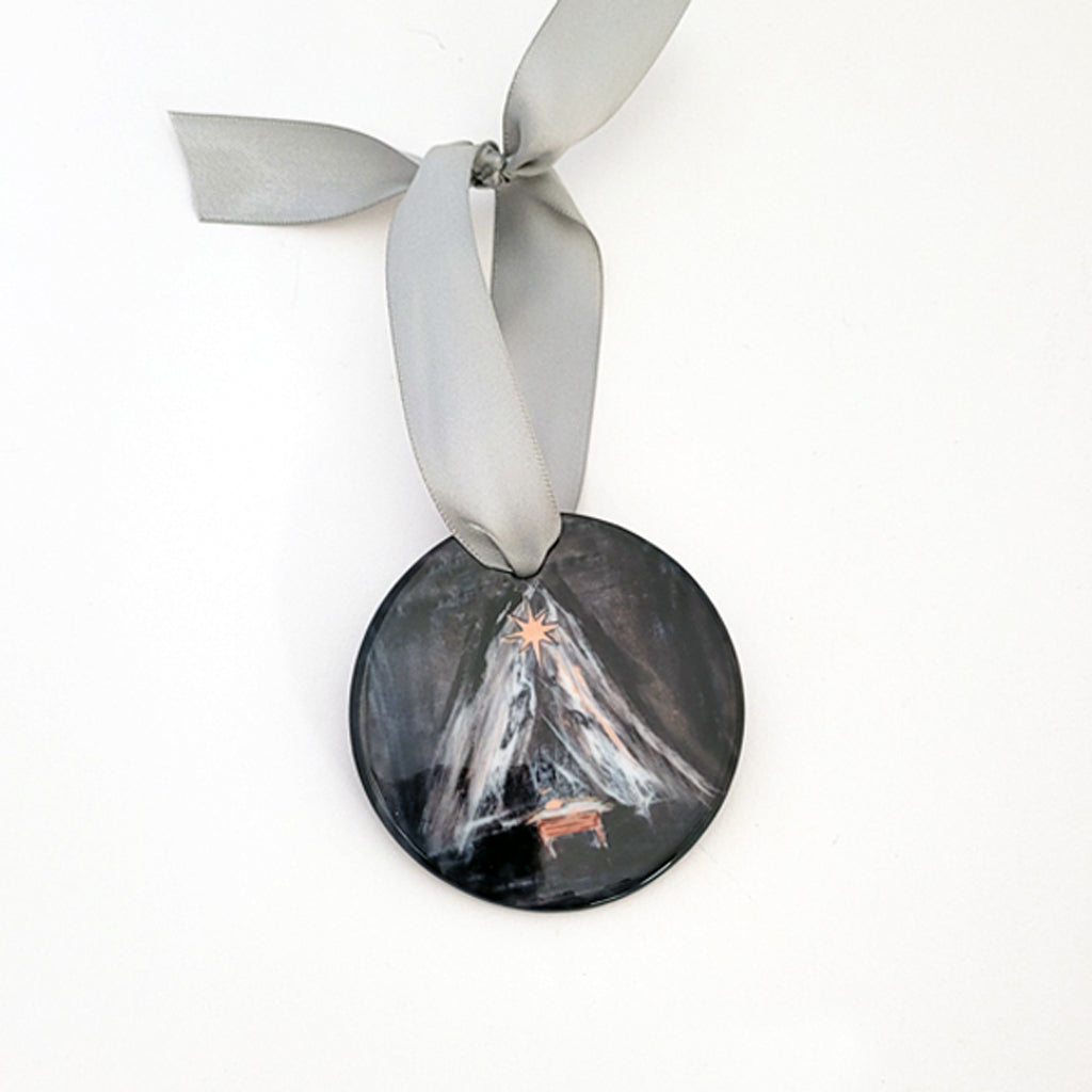 And the Star Shone Down - Holiday Ornament