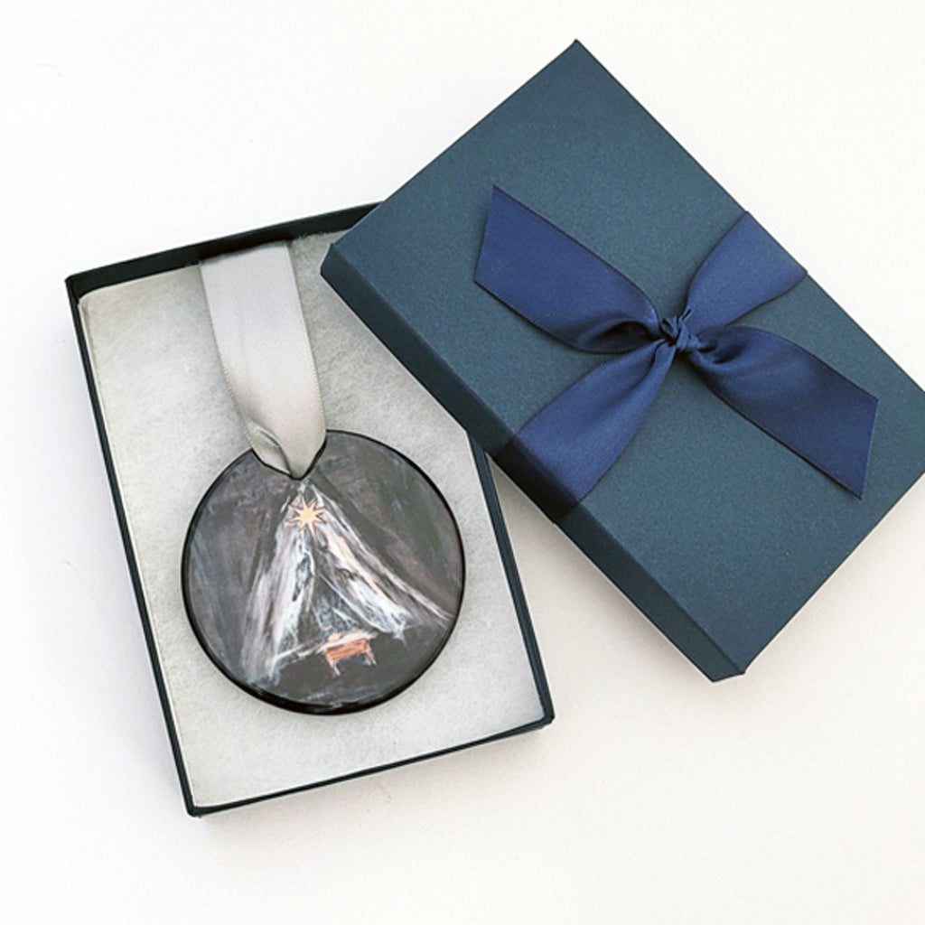 And the Star Shone Down - Holiday Ornament