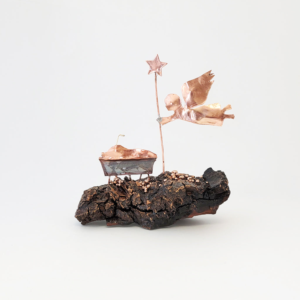 Angel's Music I – Heritage Series Cottonwood and Copper Art