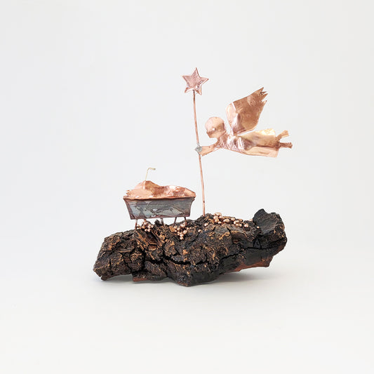 Angel's Music I – Heritage Series Cottonwood and Copper Art