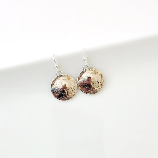 Bison Earrings X - The August Drop