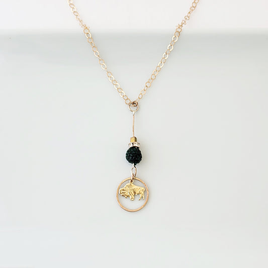 Bison Necklace XV - The August Drop