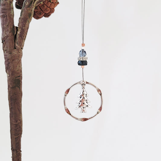 Christmas Tree Stars of Silver - Mini Ornament