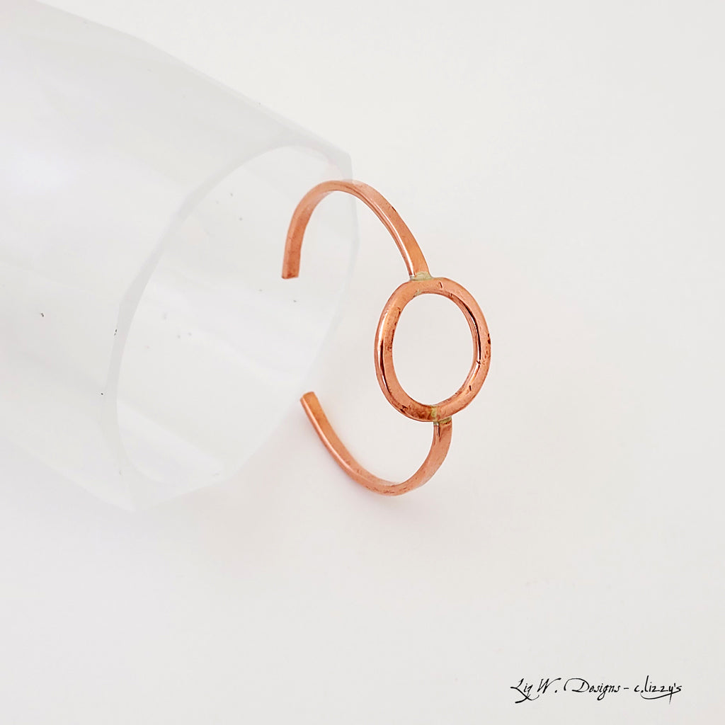 Copper Circle Way I - Copper Bracelet
