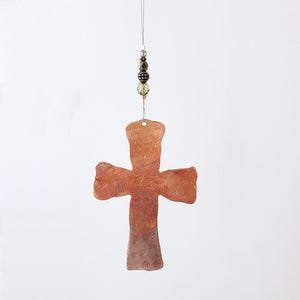 Copper Cross - Hanging Piece or as Ornament