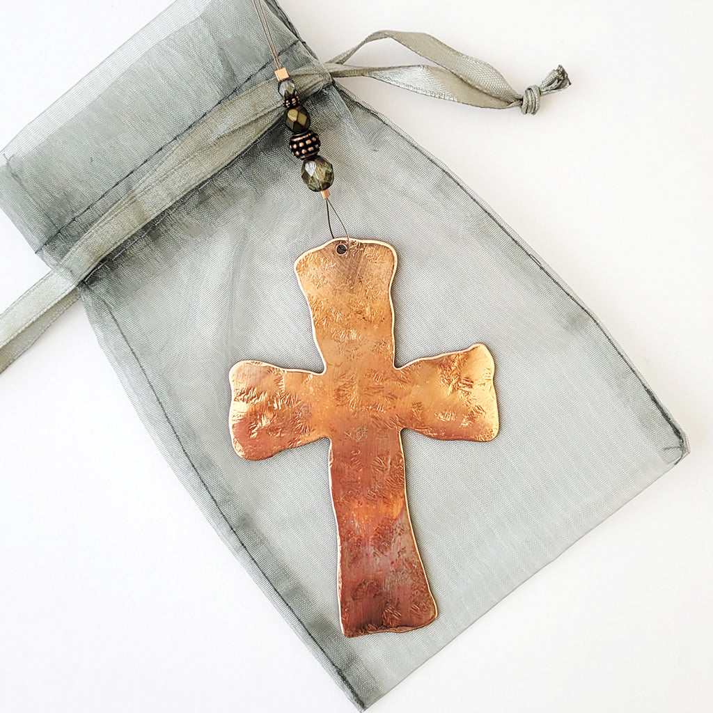Copper Cross - Hanging Piece