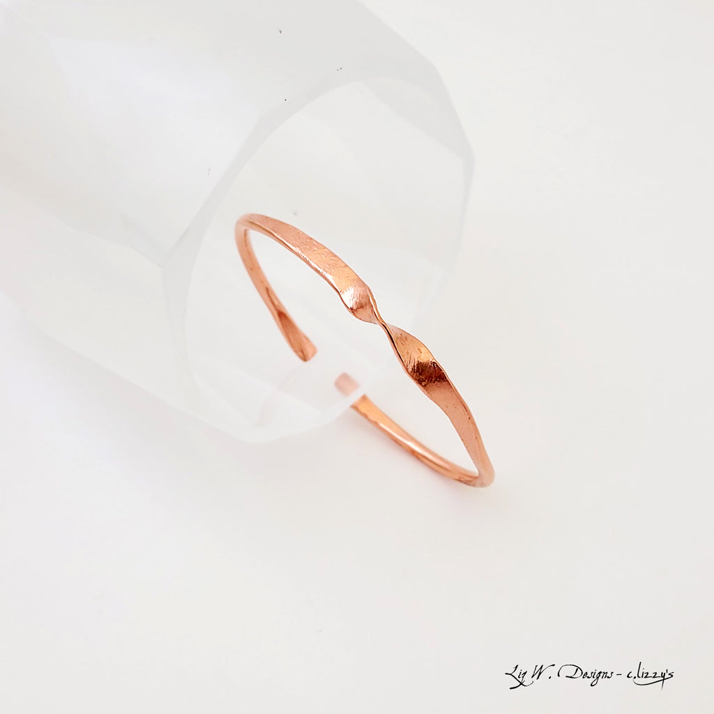 Copper Twist I - Copper Bracelet