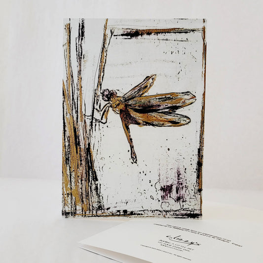 Dragonfly Wings - Artful Greeting Card