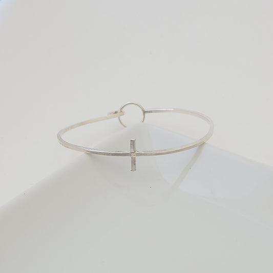 Everlasting Cross in Sterling - Bracelet - The July Drop