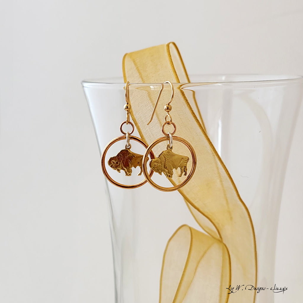 Circle of Pride in Bronze, Small - Earrings