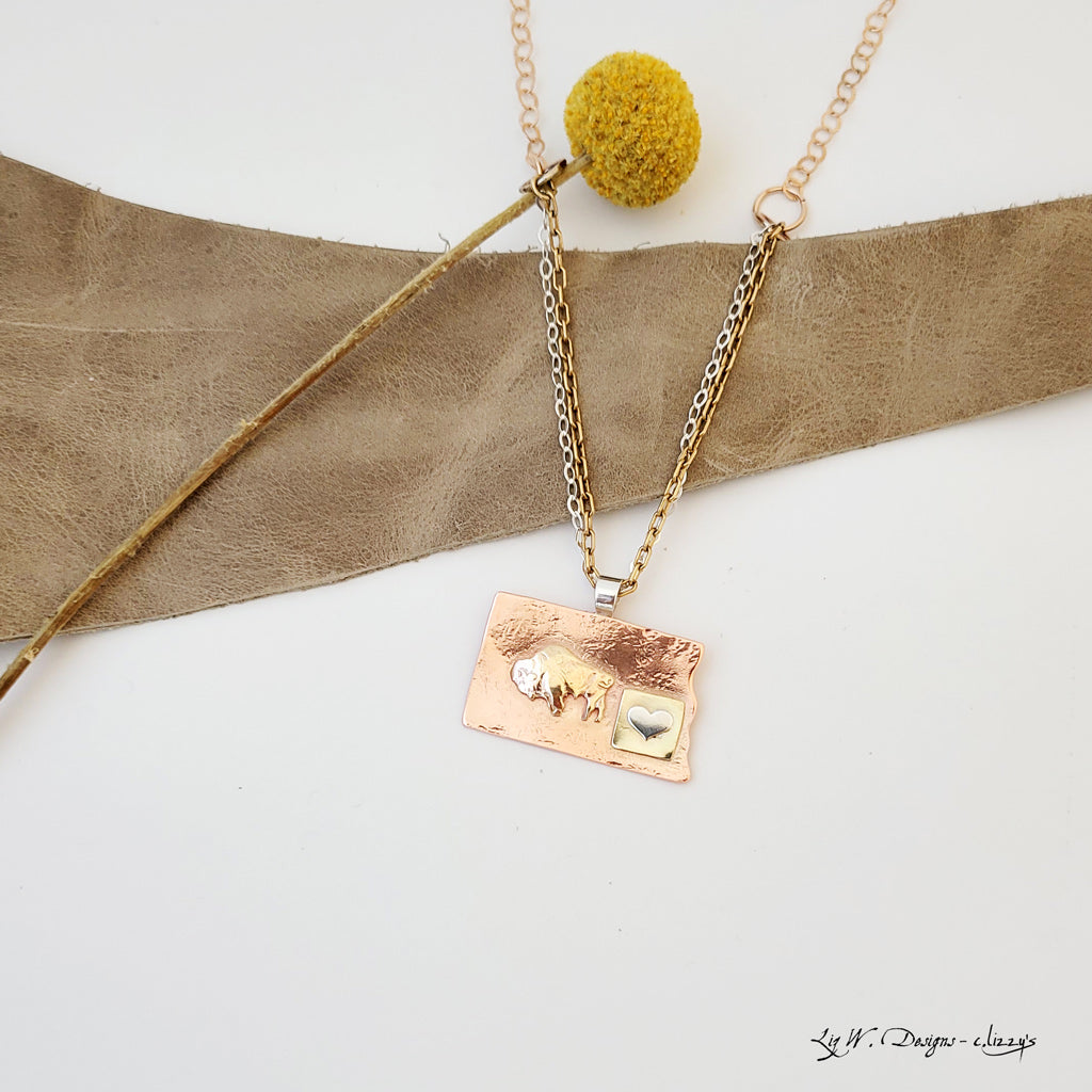 For the Love of the Bison - One of a Kind Necklace