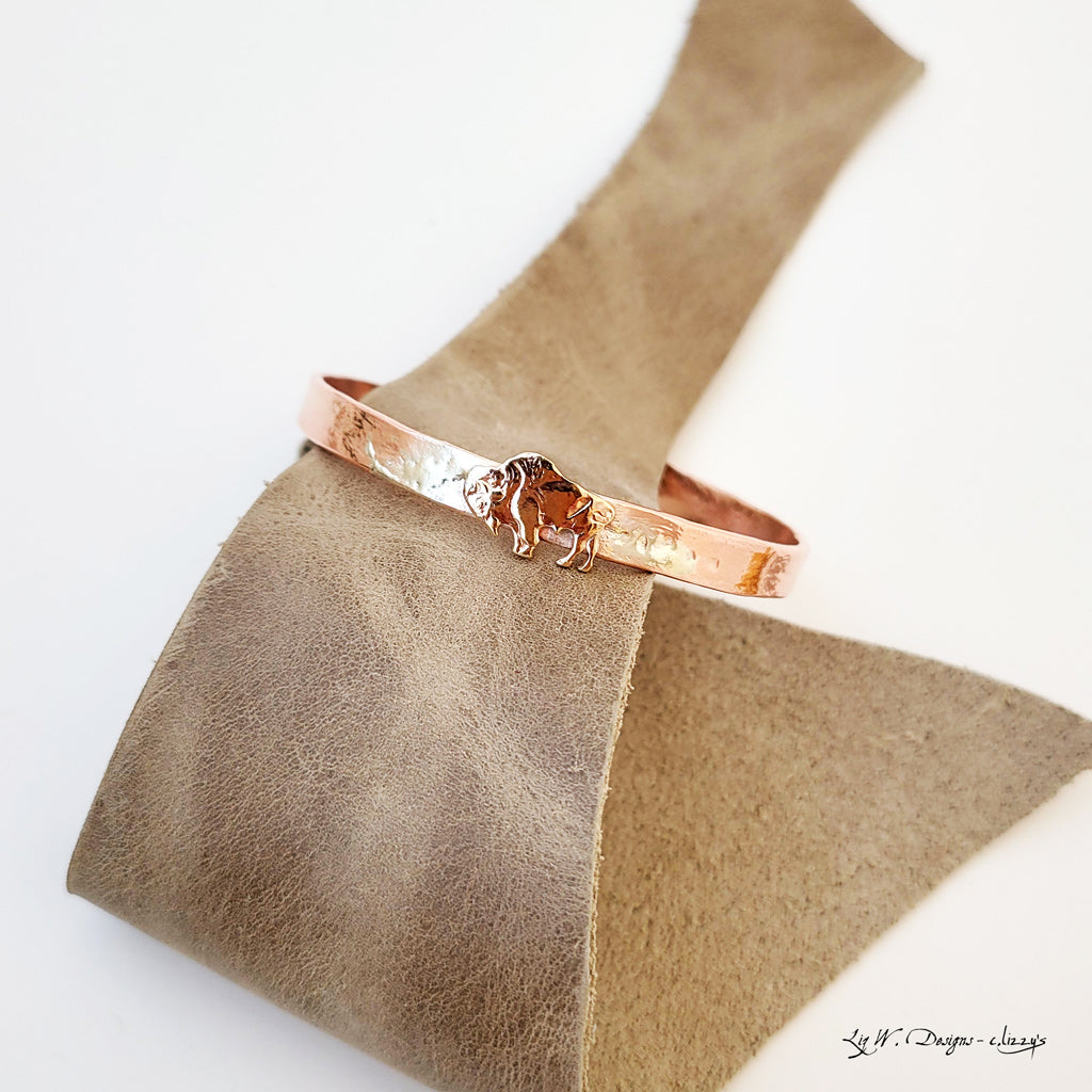 Roaming Around - Copper and Sterling Bracelet