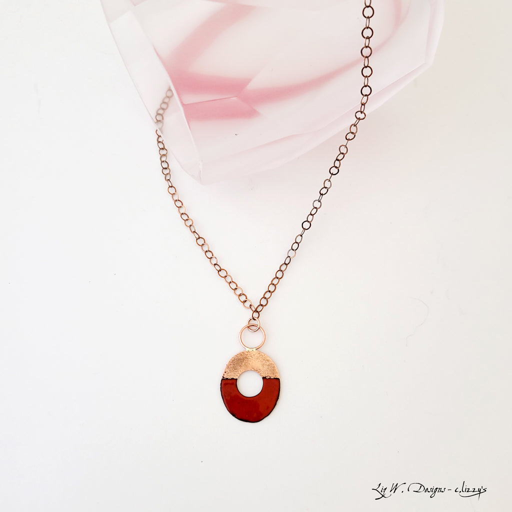 A Dip in Red - Necklace