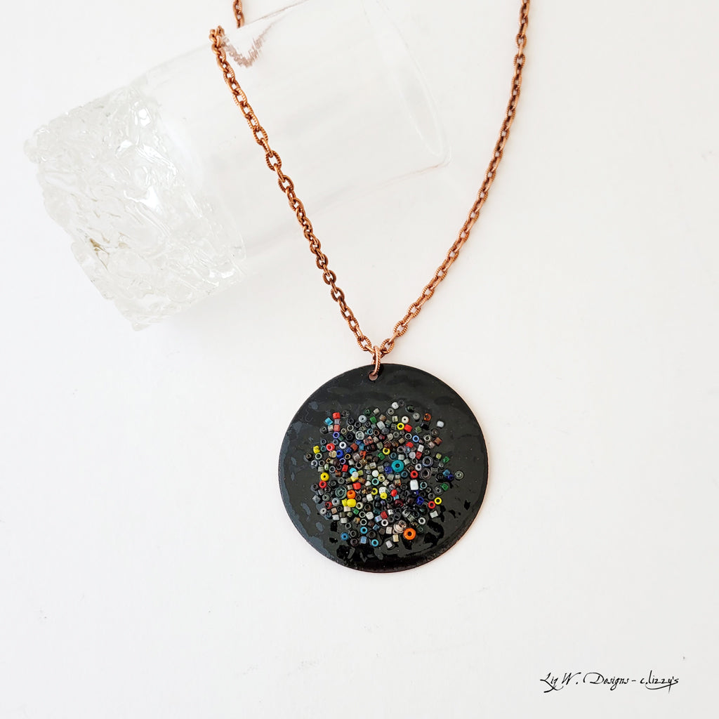 Art Play in Black - Necklace