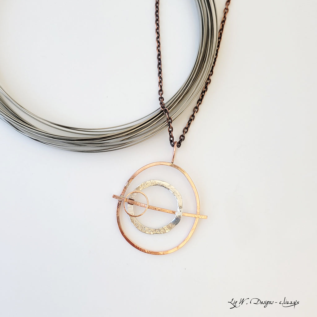 Circular Balance - Long Necklace