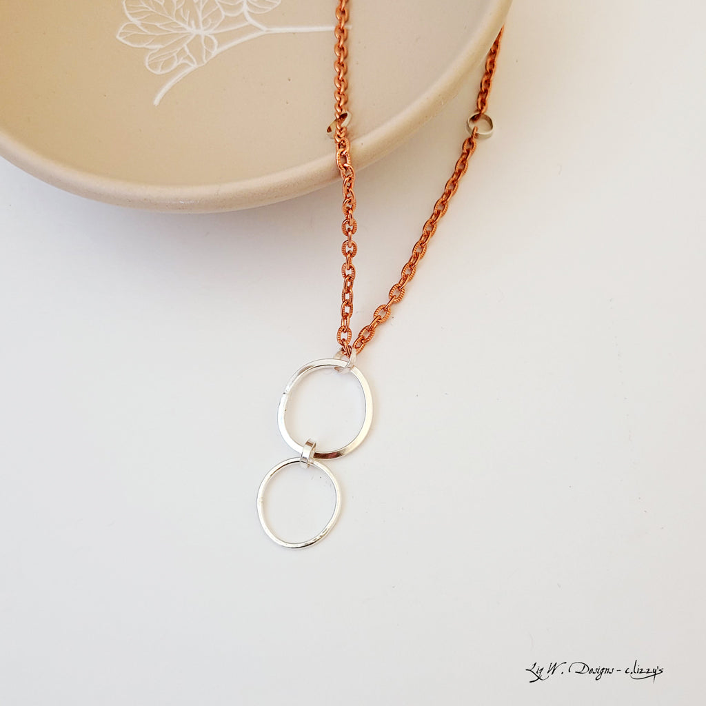 Sterling Raindrops - Handmade Necklace