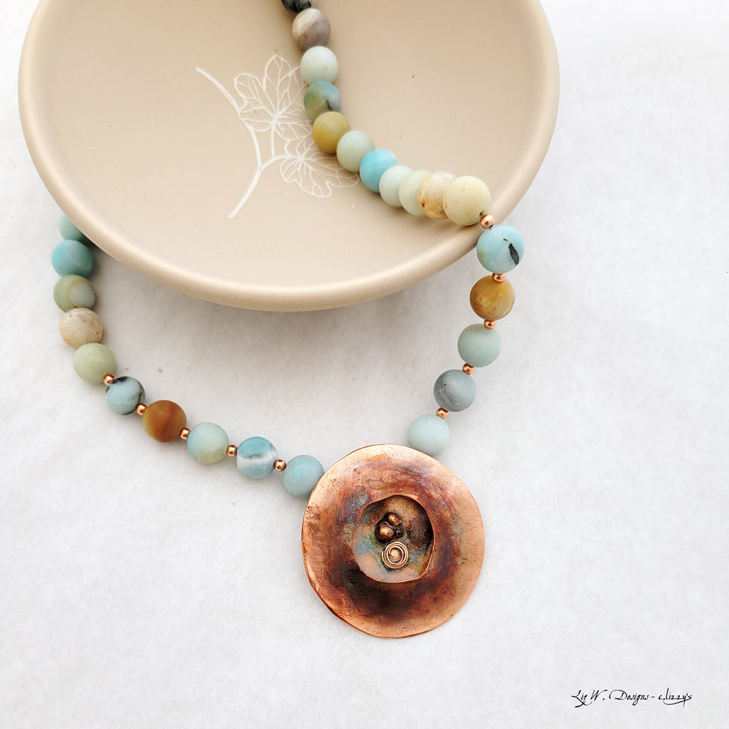 Canyon Sunset - One of a Kind - Necklace