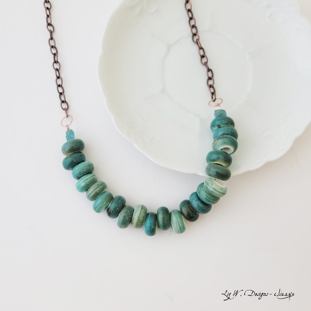 Caribbean Rocks - One of a Kind - Necklace